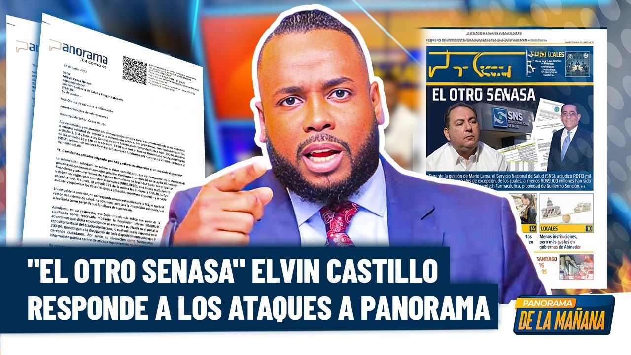 ¡Con pruebas! Elvin Castillo responde a programa que intentó desmeritar a Panorama
