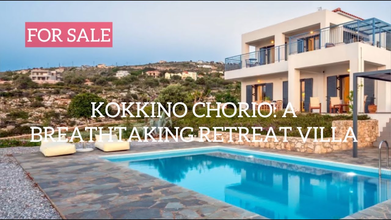 FOR SALE IN KOKKINO CHORIO: A BREATHTAKING RETREAT VILLA