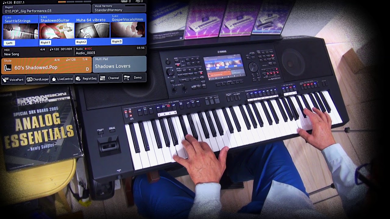 Psr-SX900 playing “Theme for Young Lovers” – The Shadows - Cover