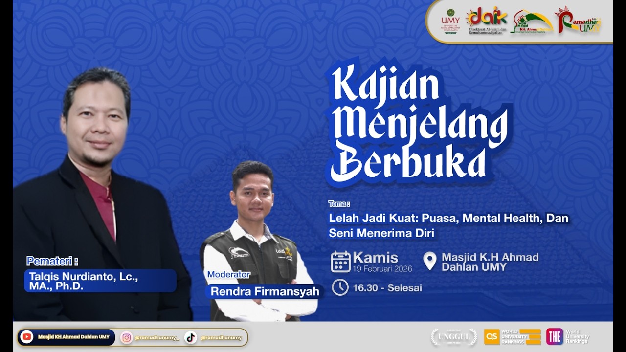 Kajian Menjelang Berbuka | Talqis Nurdianto, Lc., MA., Ph.D.