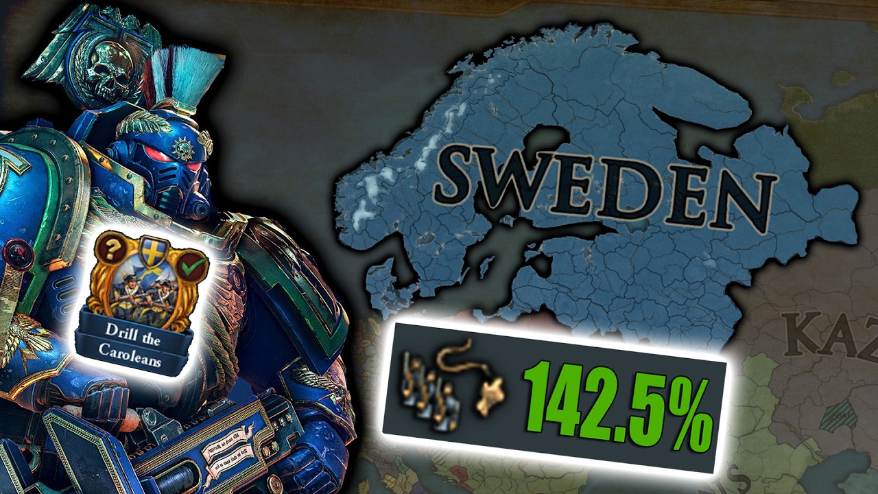 Creating PEAK MILITARY for this EU4 Sweden Achievement