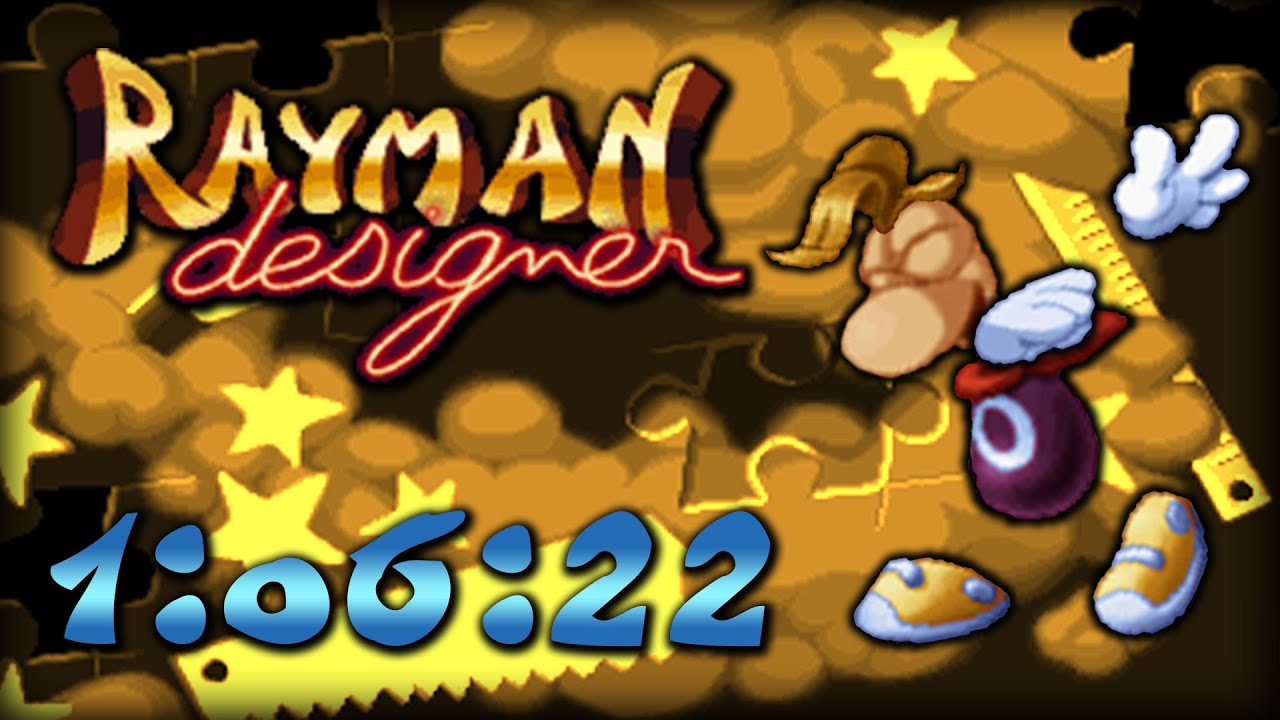 [WR] Rayman Designer speedrun 1:06:22