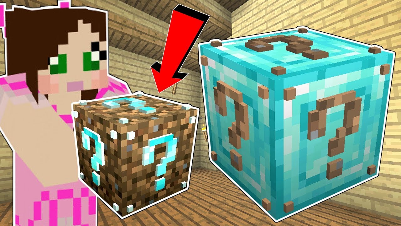 Minecraft: NOOB VS PRO LUCKY BLOCK!!! (DIAMOND APPLES, DIRT WEAPONS, & MORE!) Mod Showcase