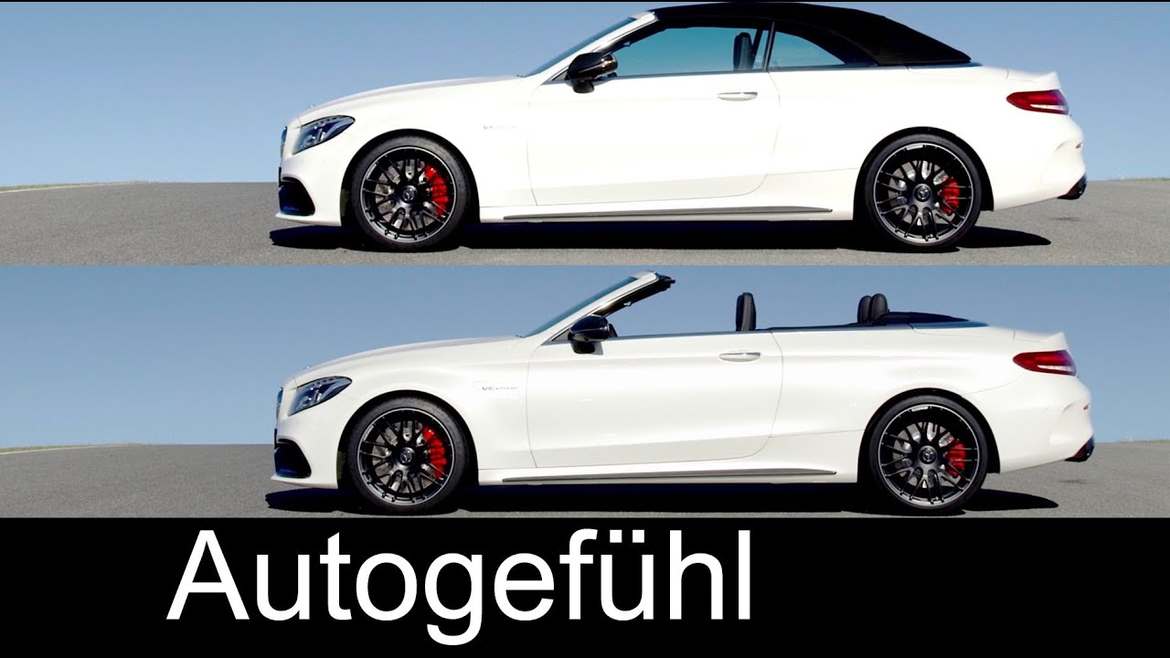 Mercedes-AMG C63 S Cabriolet Convertible Sound/Exterior/Interior roof Preview all-new neu 2017