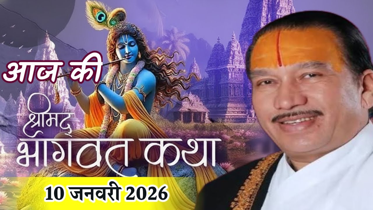 आज की कथा 10 जनवरी 26 | क्या होता है जब भगवान परीक्षा लेते है | thakur ji maharaj ki katha