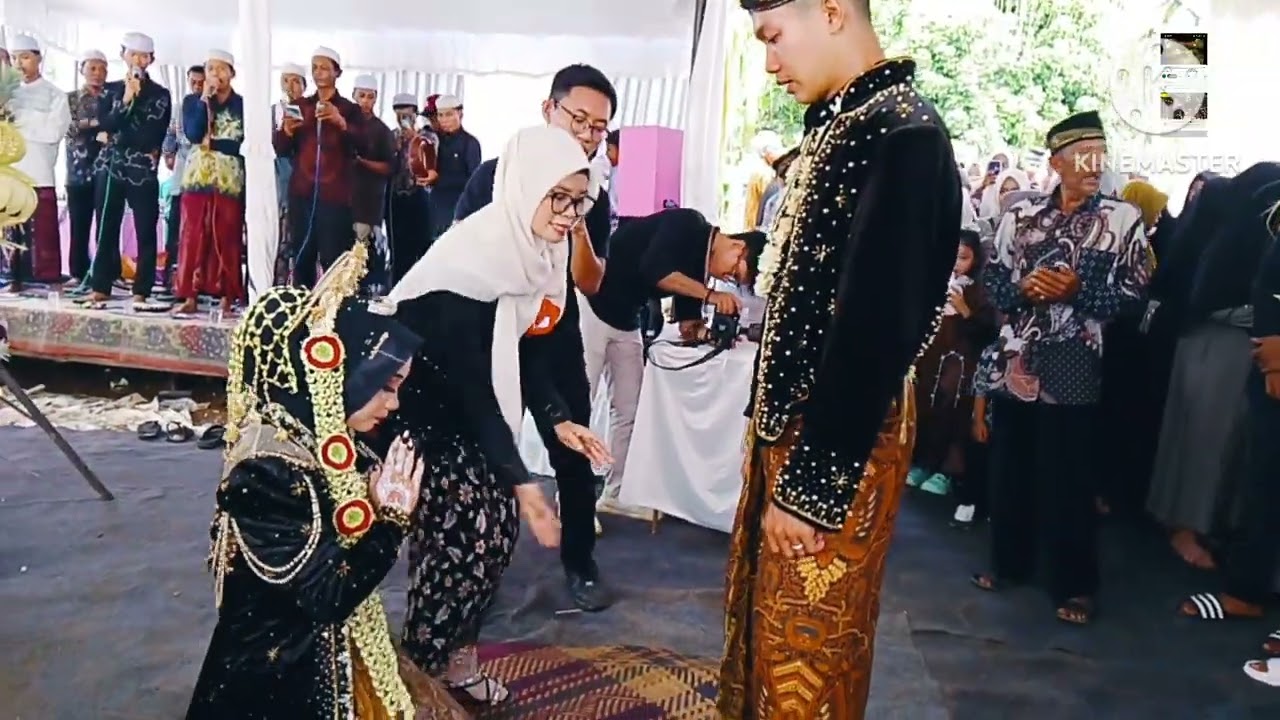 Temon pengantin ananda Maulida dan faris 
