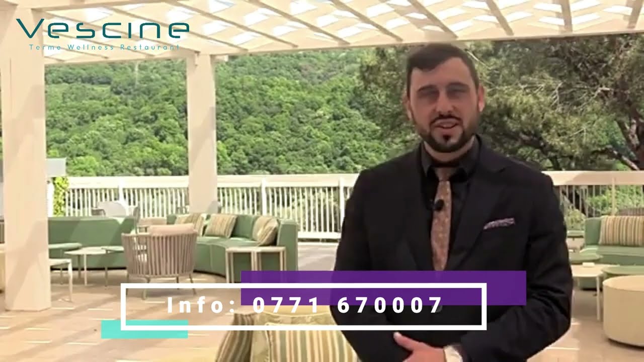 TERME VESCINE - Marco Migliorato ci invita a conoscere la struttura ed il Ristorante AQUA.