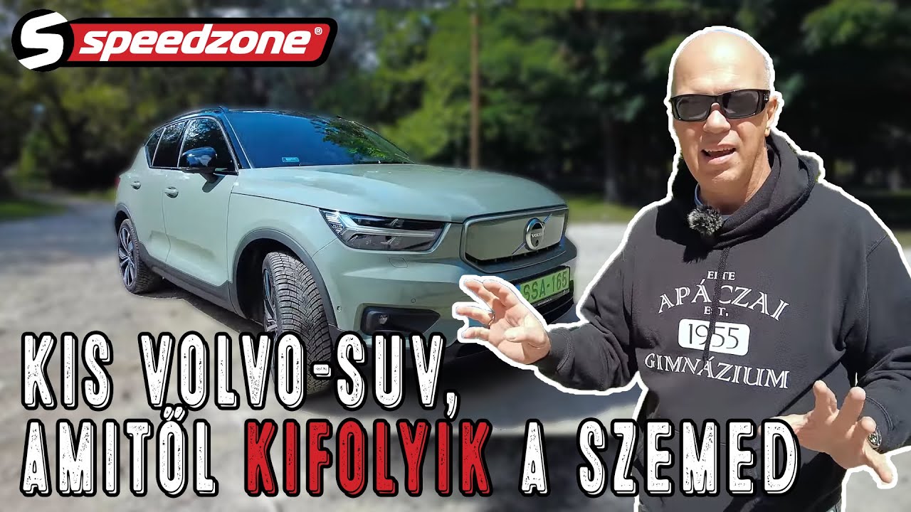 Speedzone teszt:  Volvo XC40 Recharge: Kis Volvo-SUV, amitől kifolyik a szemed