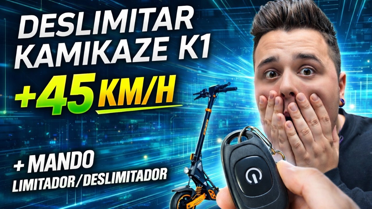 Deslimitar y Trucar el patinete Kamikaze K1 / Plus / Lite / Max +45 KM/H ⚡