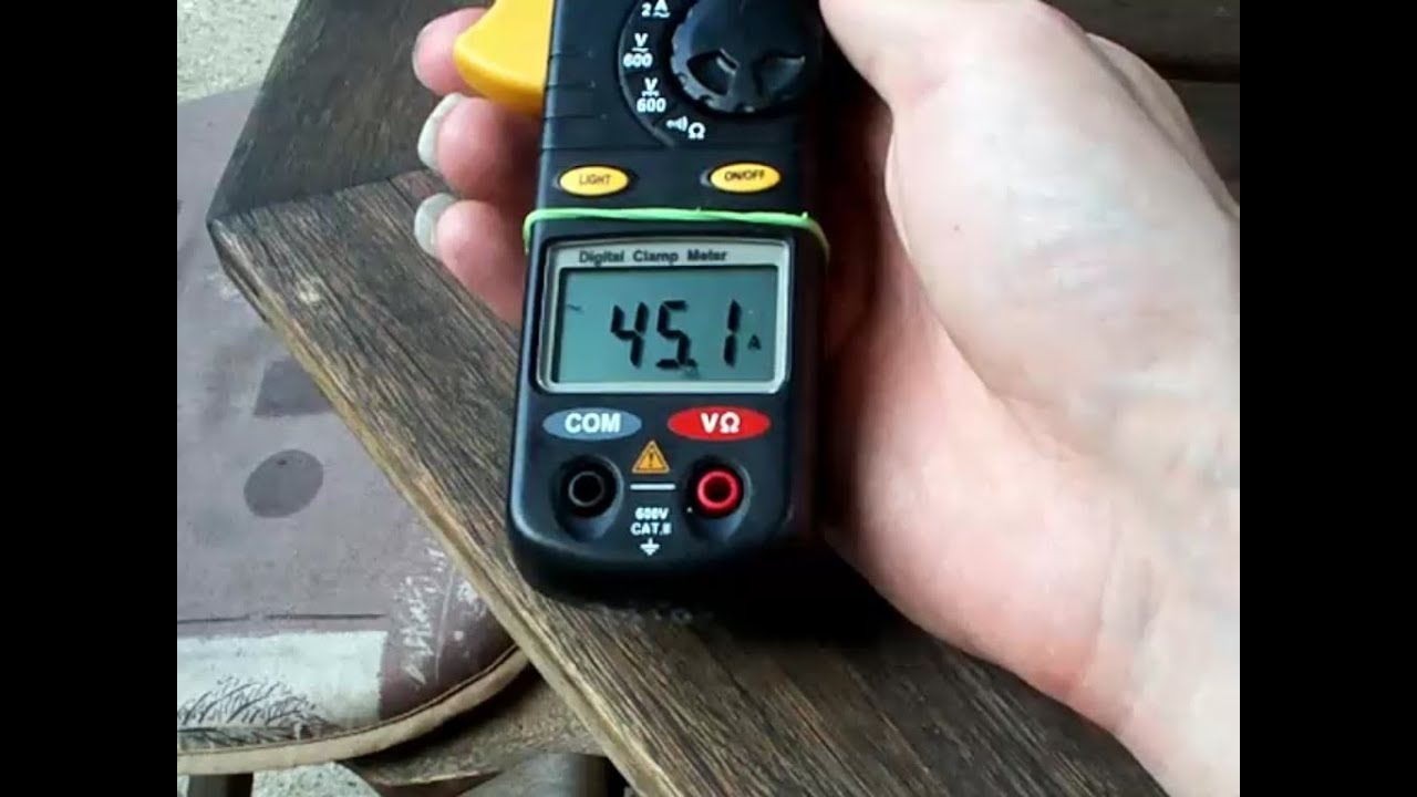 Test Time : Rapitest MS 2002 measures some Amps.