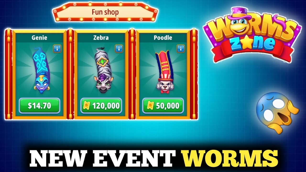 NEW EVENT WORMS 😱 in worm zone game | Fun shop event in started in Worm zone game | worm zone