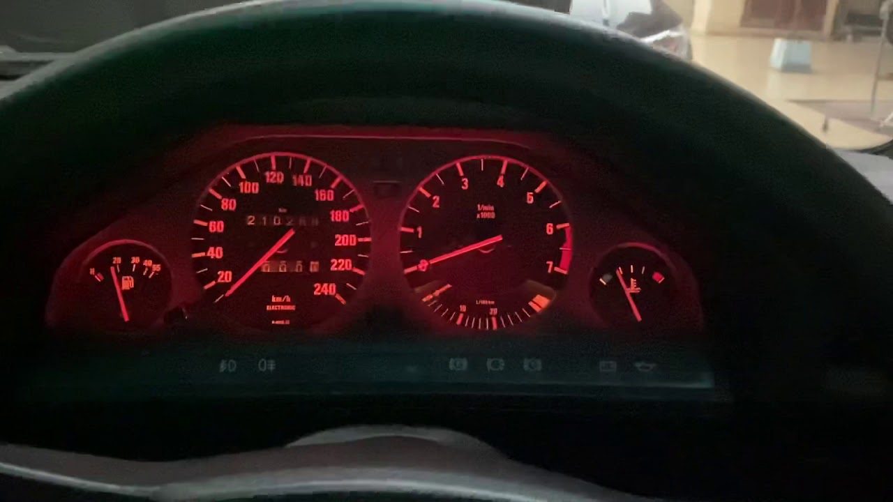 BMW E30 RPM and Fuel Consumsion Meter not work
