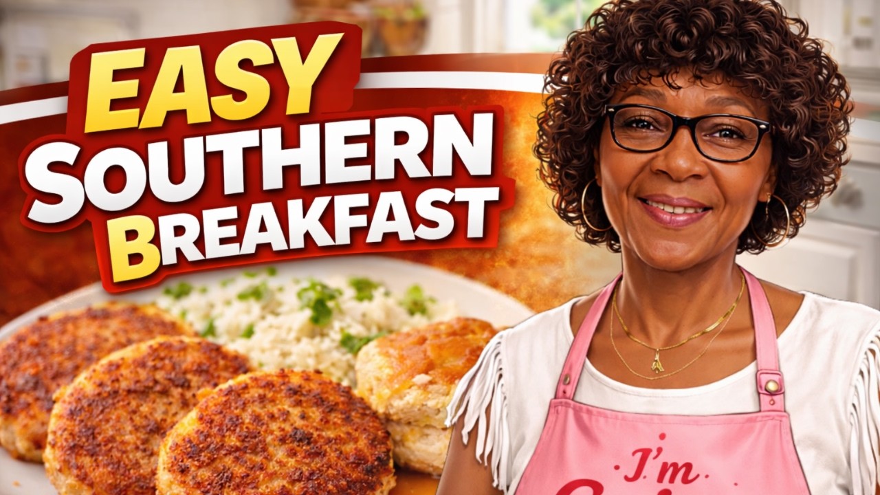 Easy Southern Breakfast Recipe | Salmon Patties, Jasmine Rice & Homemade Biscuits