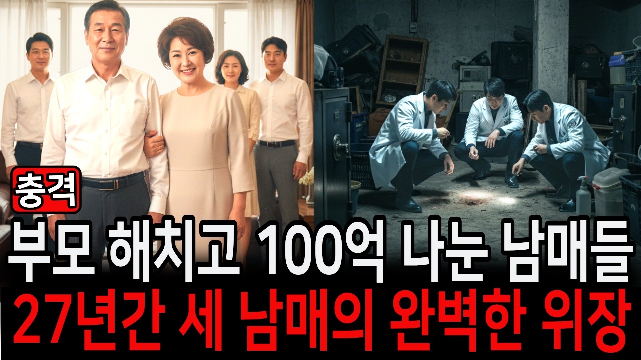 1997년 대치동 노부부 실종, 100억 유산 상속한 세 남매, 27년 만에 서재 금고가 폭로한 진실