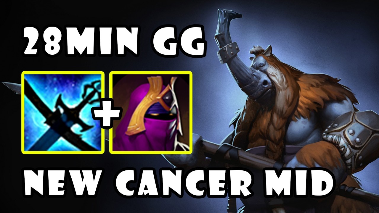 How to Play New Cancer Mid Magnus with Blink Dagger in 28MIN GG | Dota 2 Gameplay 7.40c