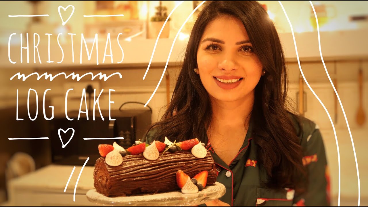 BEST CHRISTMAS LOG CAKE (Swiss Roll)