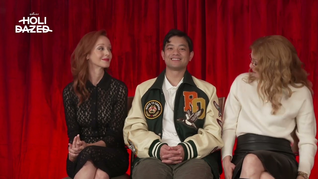 Lindy Booth, Rachelle Lefevre, and Osric Chau Tease Hallmark+'s Holidazed