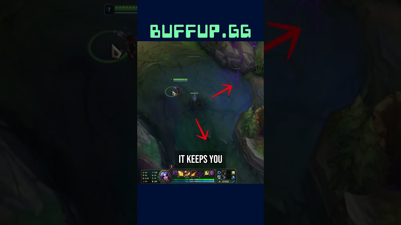 Ward spots at Top lane Red side #leagueoflegends #gamer