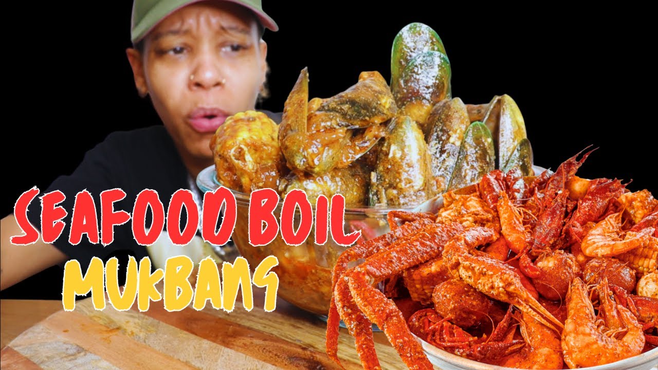 SNOW & DUNGENESS CRAB LEGS | SEAFOOD BOIL MUKBANG
