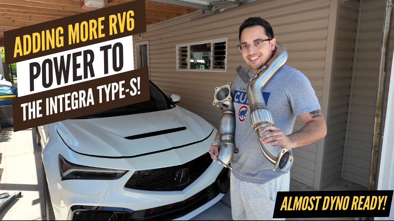 Устанавливаю ПОСЛЕДНИЕ ОБНОВЛЕНИЯ на мою Acura Integra Type-S! Выхлопная система RV6 и выхлопная ...