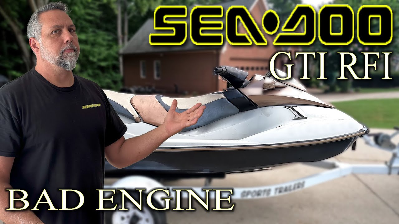 2003 Sea Doo GTI RFI Engine Replacement and Issues Ep91