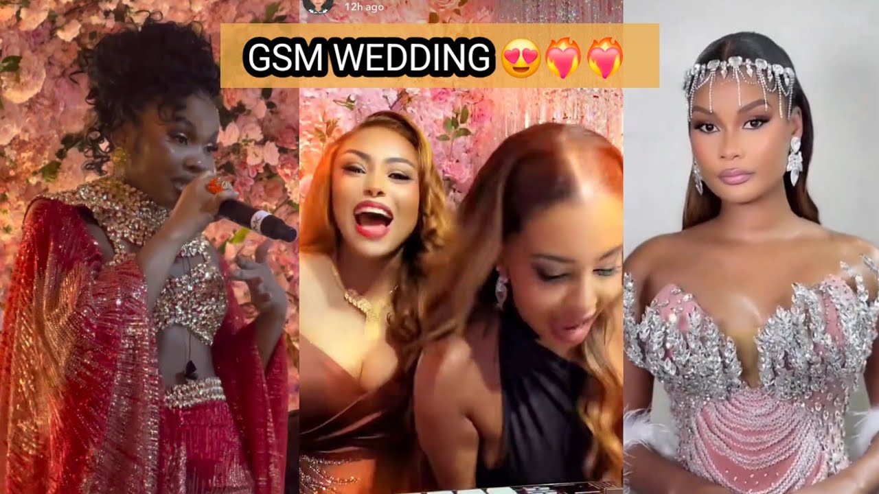 ZUCHU, ESMA & HAMISA MOBETTO at GSM Wedding — WALIPENDEZA HATARI 😍❤️‍🔥#diamondplatnumz #priscilla 
