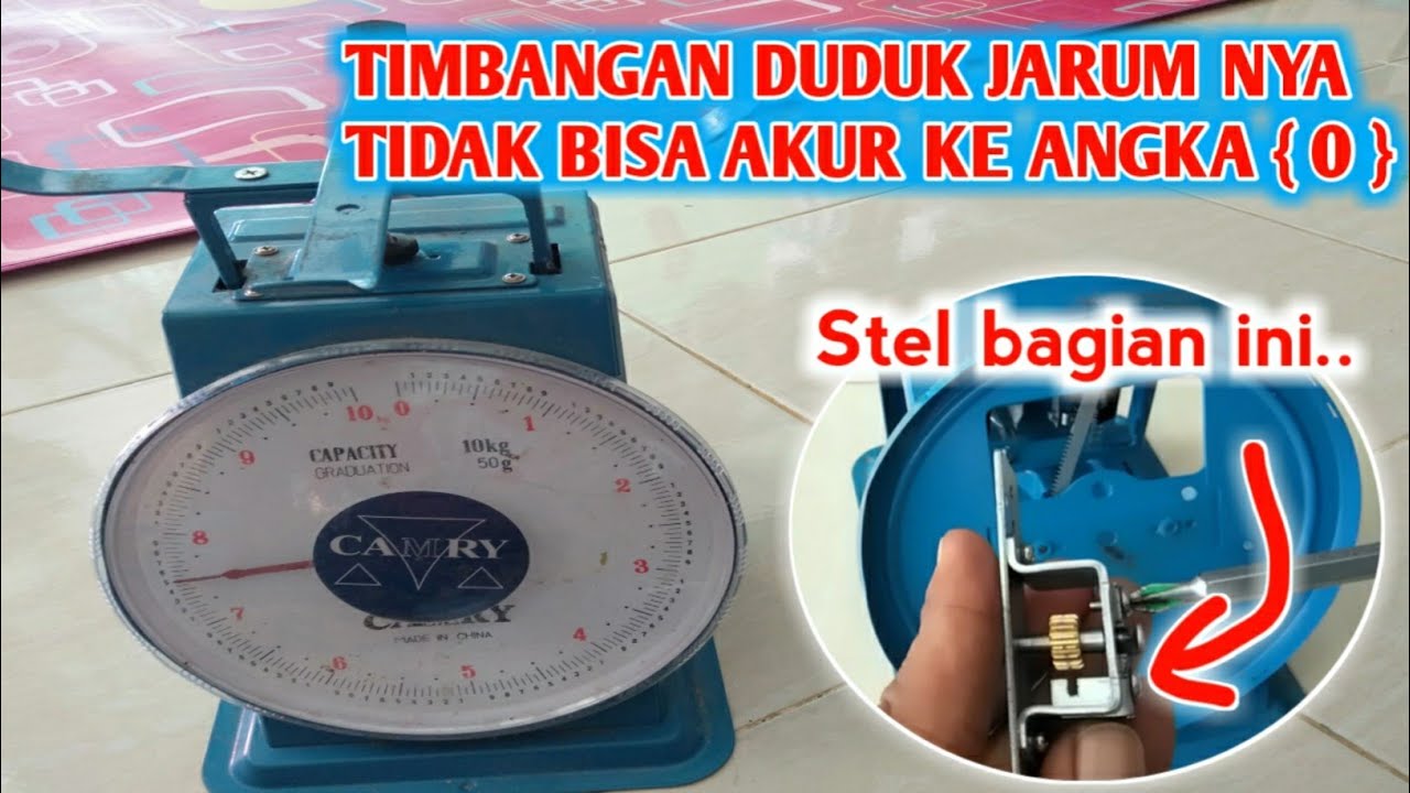Cara Memperbaiki Jarum Timbangan Duduk Pindah-pindah