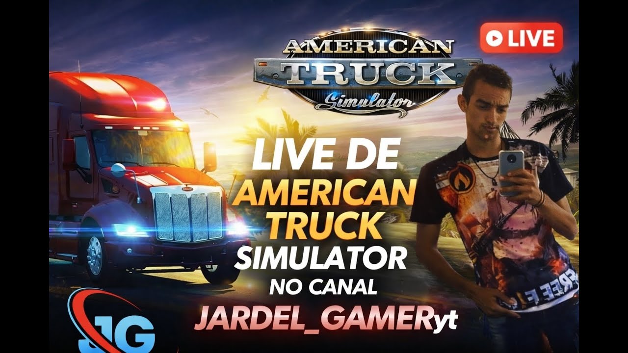 🔴 LIVE DE AMERICAN TRUCK SIMULATOR VEM COMIGO 🔴 RUMO A 3K DE ESCRITOS 🔴