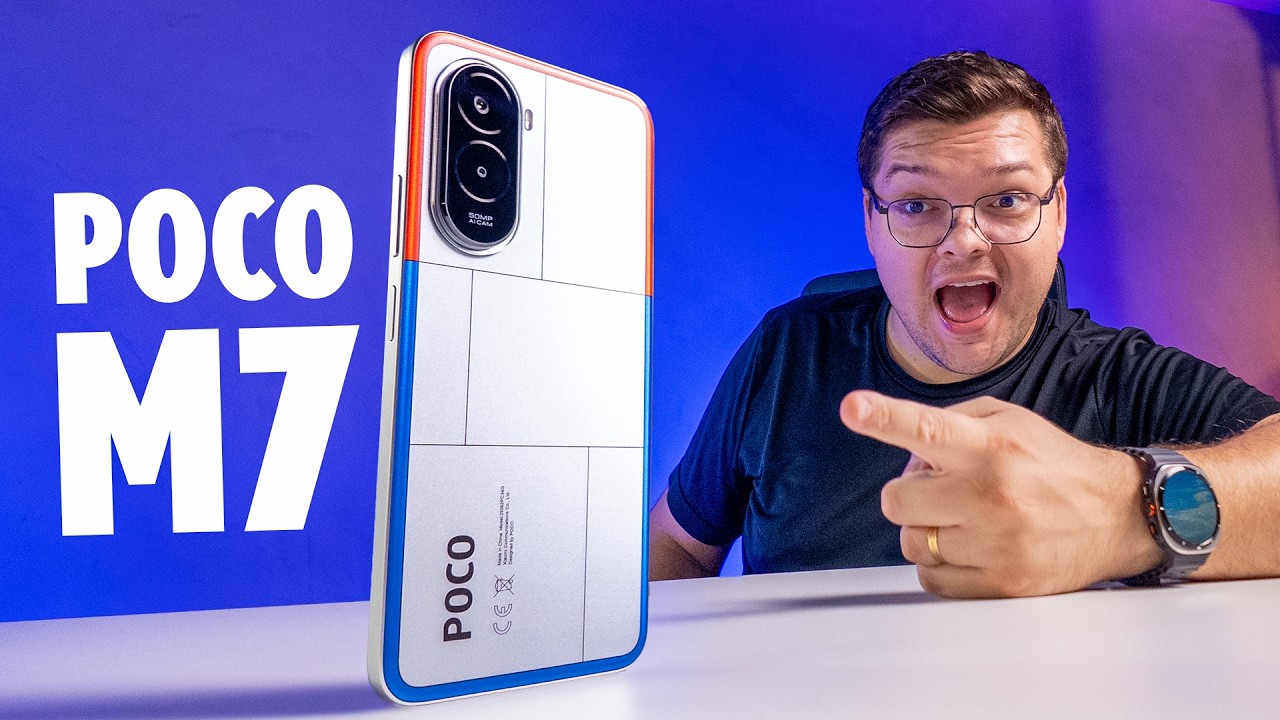 POCO M7 ! muita BATERIA e preço baixo! Unboxing e Impressões