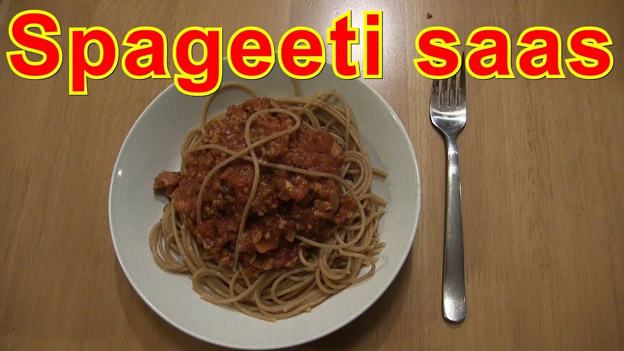 Kapteenin Keittiö: Tavanomainen spagettisoossi