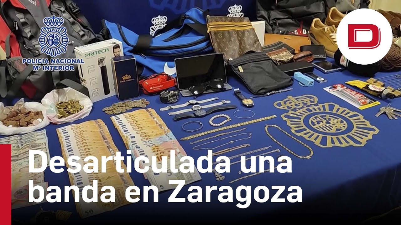 Desarticulada en Zaragoza una banda especializada en robos en viviendas