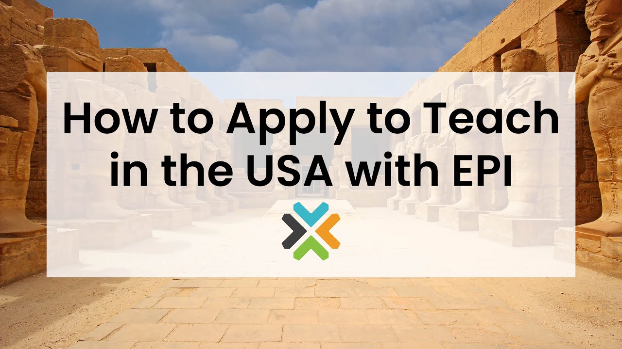 Webinar: How to Apply to Teach in the USA with EPI 2.24.26