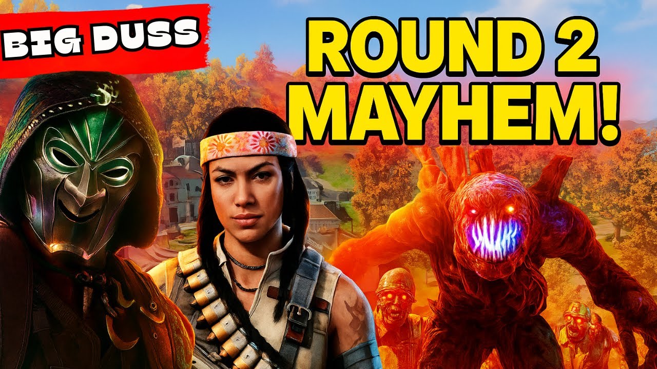 Round 2 Madness from Big Duss POV 😱 | CoD Zombies Early Game Goes OFF!