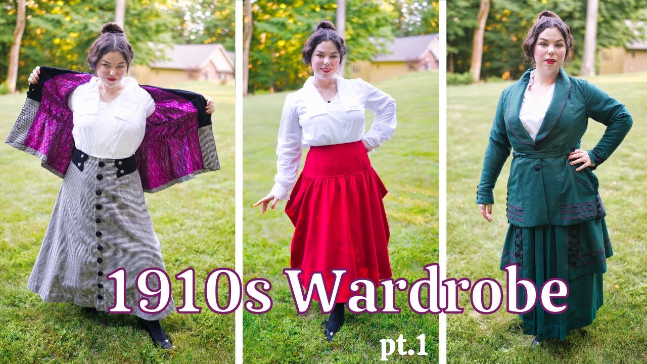 Is it possible to sew a 1910s wardrobe in a week? 😰 #sewingvlog