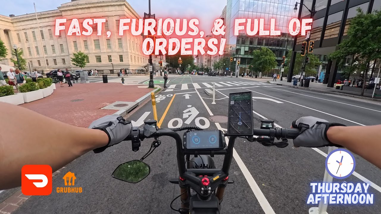 Доставка по центру Вашингтона на Aniioki A8 Pro Max через DoorDash и Grubhub!