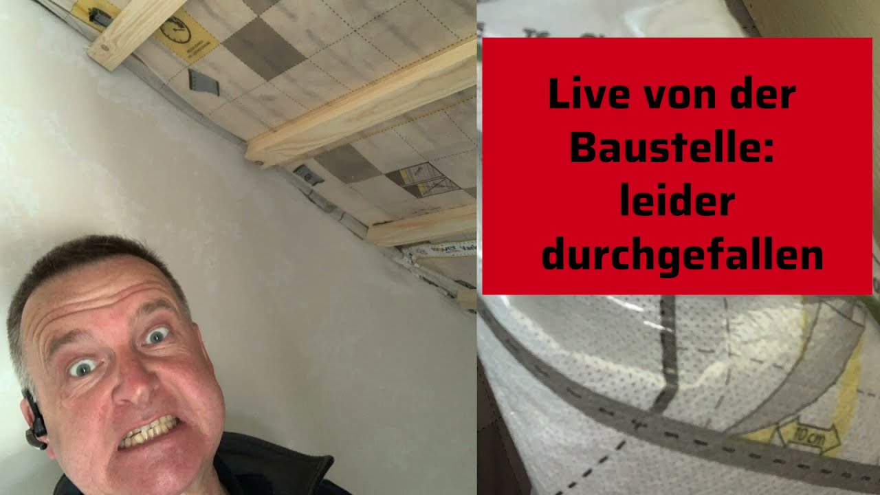 Live von der Baustelle: Luftdichtheitskonzept reicht nicht aus |luftdichtheit-geprüft.de