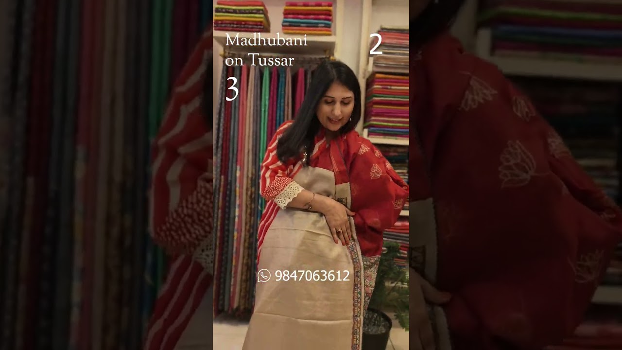 Czarina Boutique | Madhubani on Tussar 3| Trending Sarees| Trivandrum Boutique