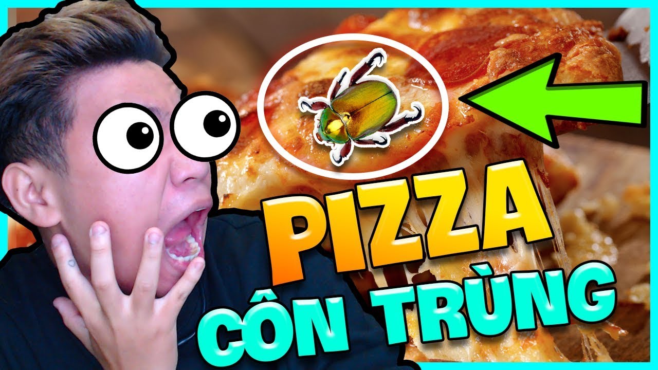 BẠN CÓ DÁM ĂN THỬ MÓN PIZZA CÔN TRÙNG GHÊ TỞM NÀY KHÔNG ? - BURON REACTION