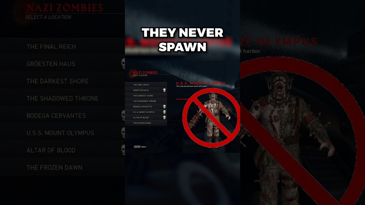 FORGOTTEN ZOMBIES FACTS PART 28 #codzombies #blackops6zombies #BO7 #codww2 #callofdutyzombies #bo6