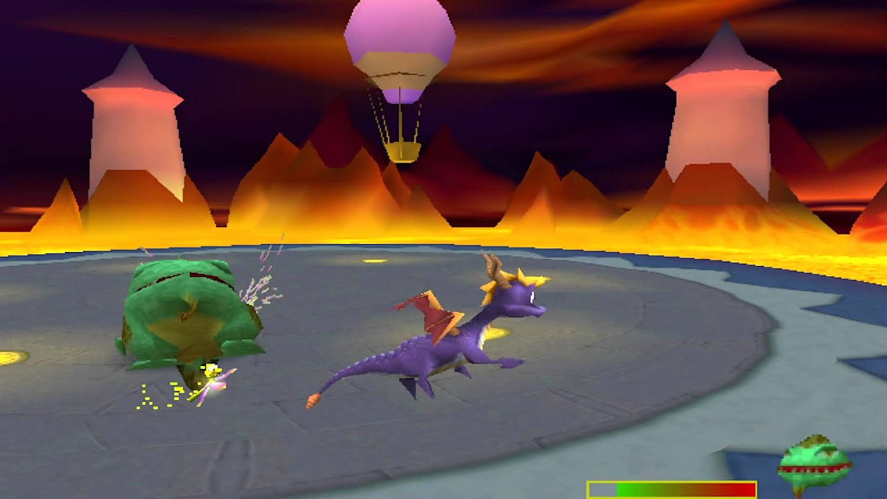 Spyro 3: Year of the Dragon (PS1) walkthrough - Buzz's Dungeon