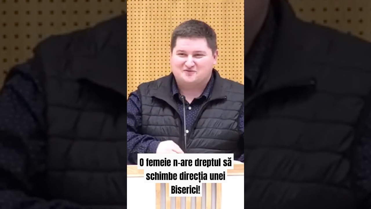 O femeie n-are dreptul să schimbe direcția unei Biserici! - pastor #CalebNechifor