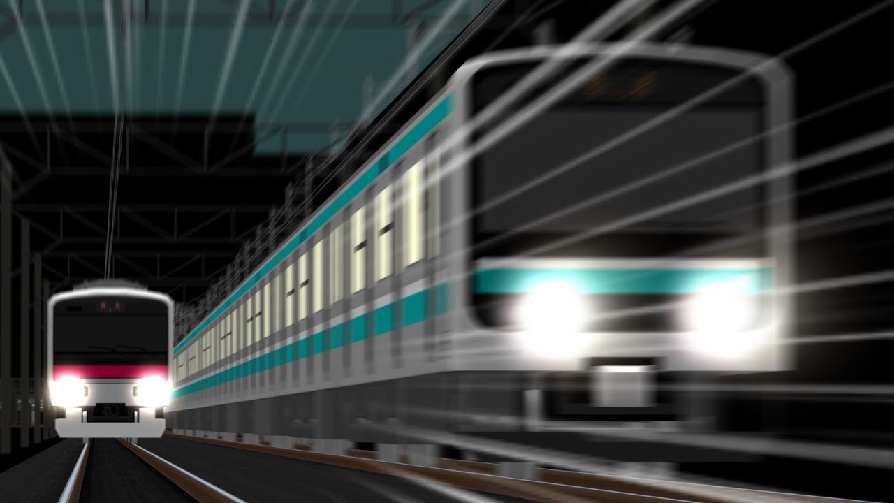 [RailSim2×電車でD]KY入場と乱入車