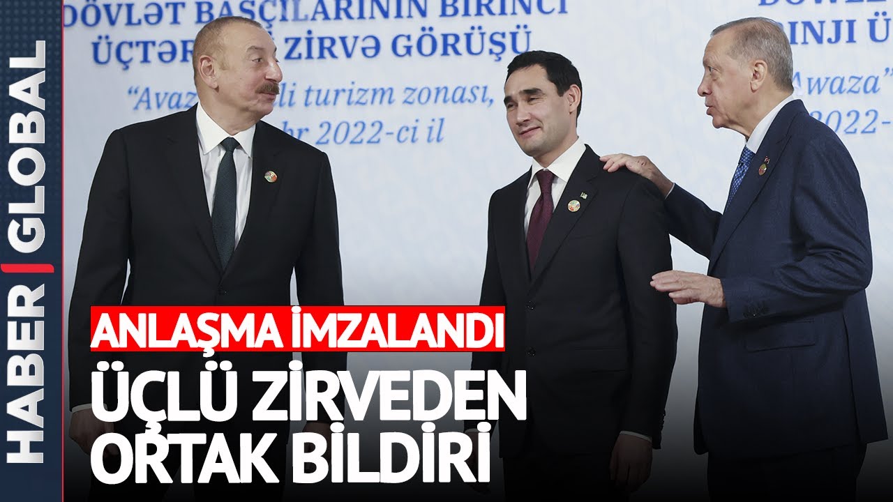 Türkiye, Azerbaycan ve Türkmenistan'dan Ortak Bildiri