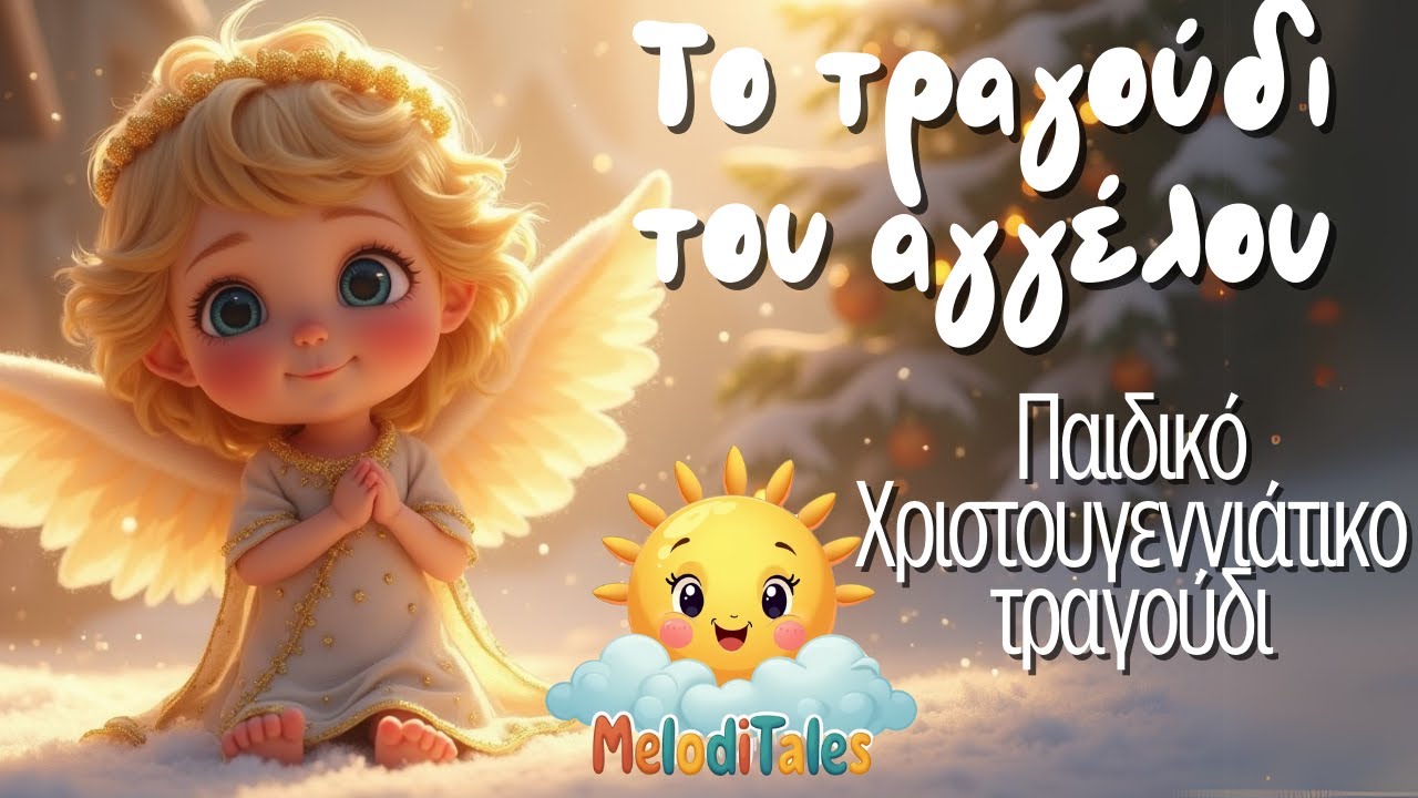 🎄✨ Παιδικό Χριστουγεννιάτικο τραγούδι - Το τραγούδι του αγγέλου 🌟👼