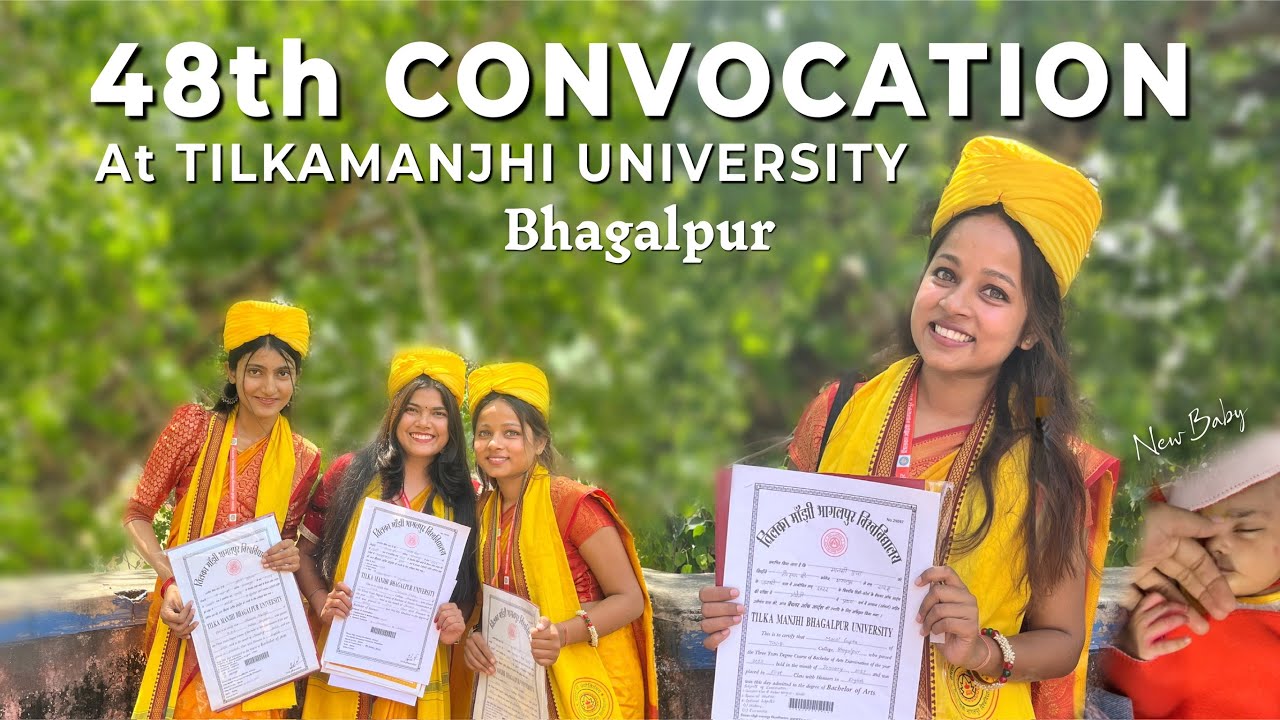 48th CONVOCATION At Tilkamanjhi University Bhagalpur | Mansi Gupta | MG453