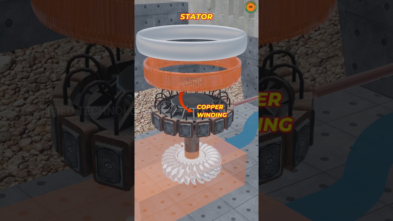 How electricity is produced in Dam | hydropower plant working animation | testified technology