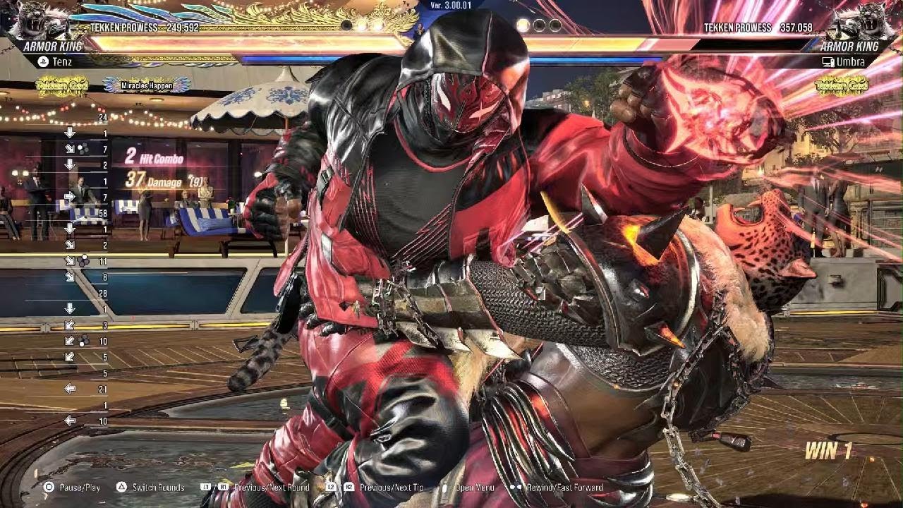 TEKKEN 8 Armor King side wall combo adjustment