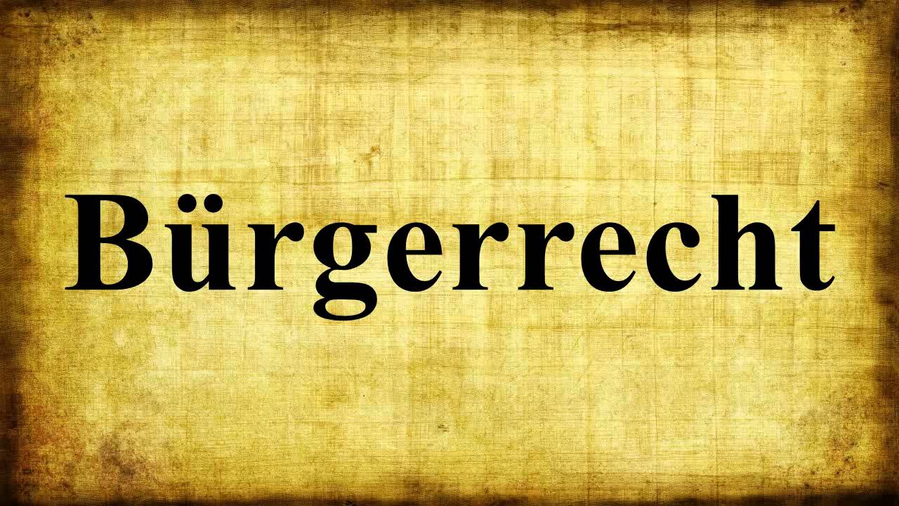 B&uuml;rgerrecht