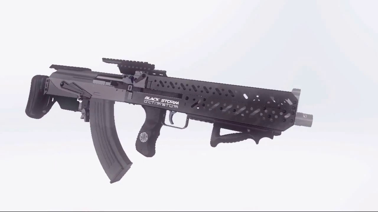 Bullpup system kit to AK 47, AK 74, AKS