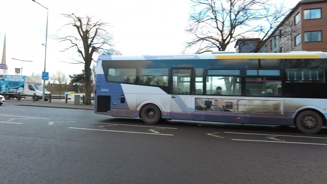 First Bus Wright StreetLite DF SK63KLX 47415 New Road, Worcester, Worcestershire, UK 